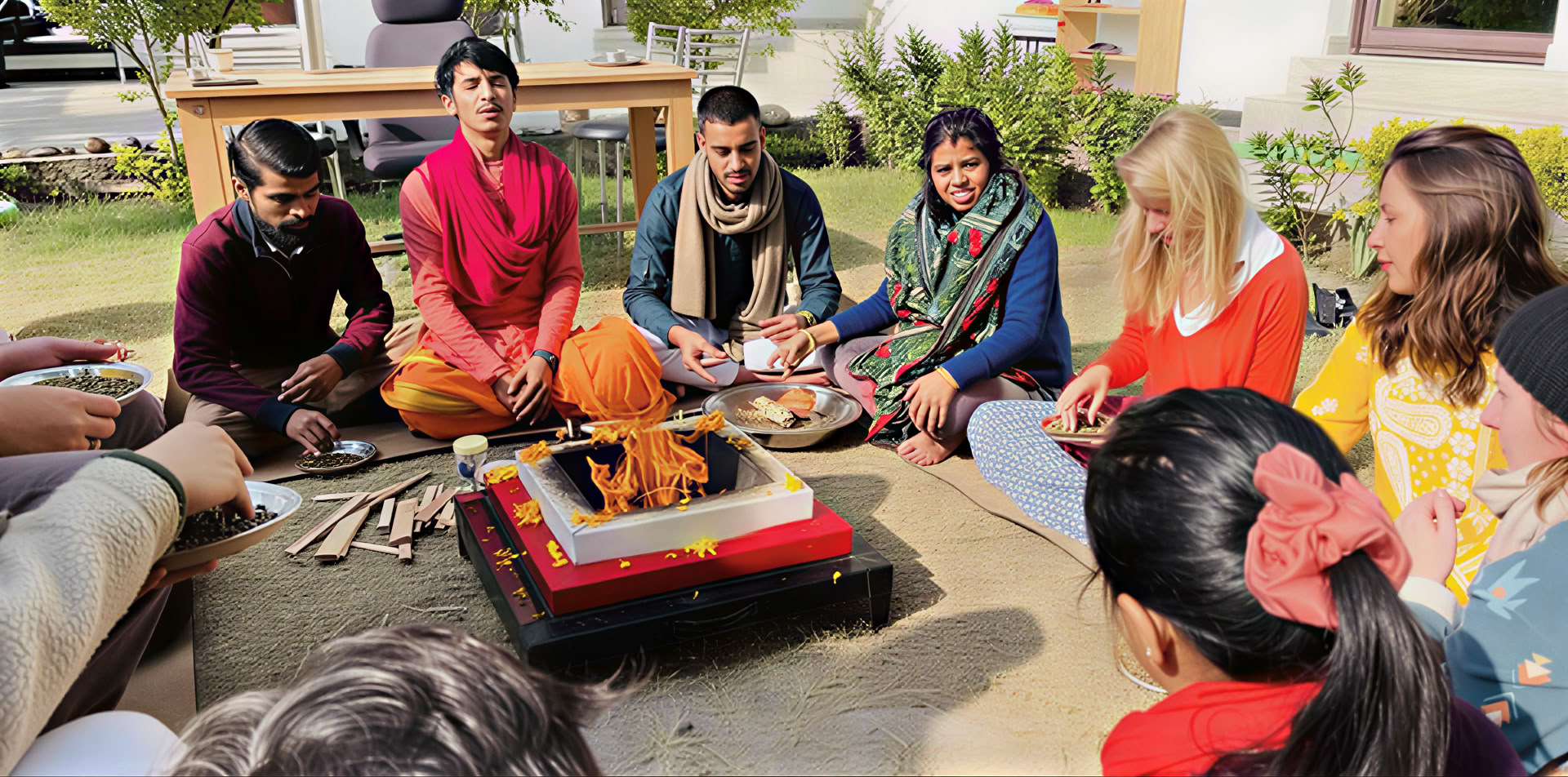 300 timmars meditationslärarutbildning i Rishikesh