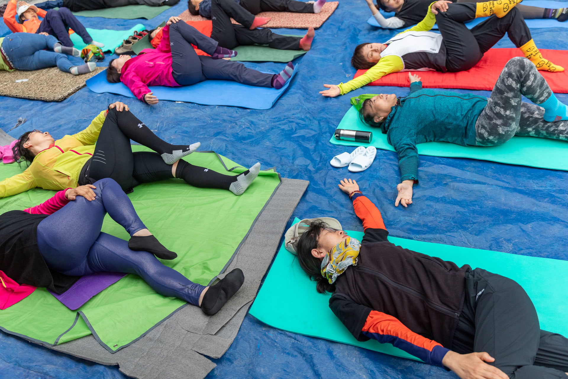 Soluppgångs-yogaretreat i Pokhara