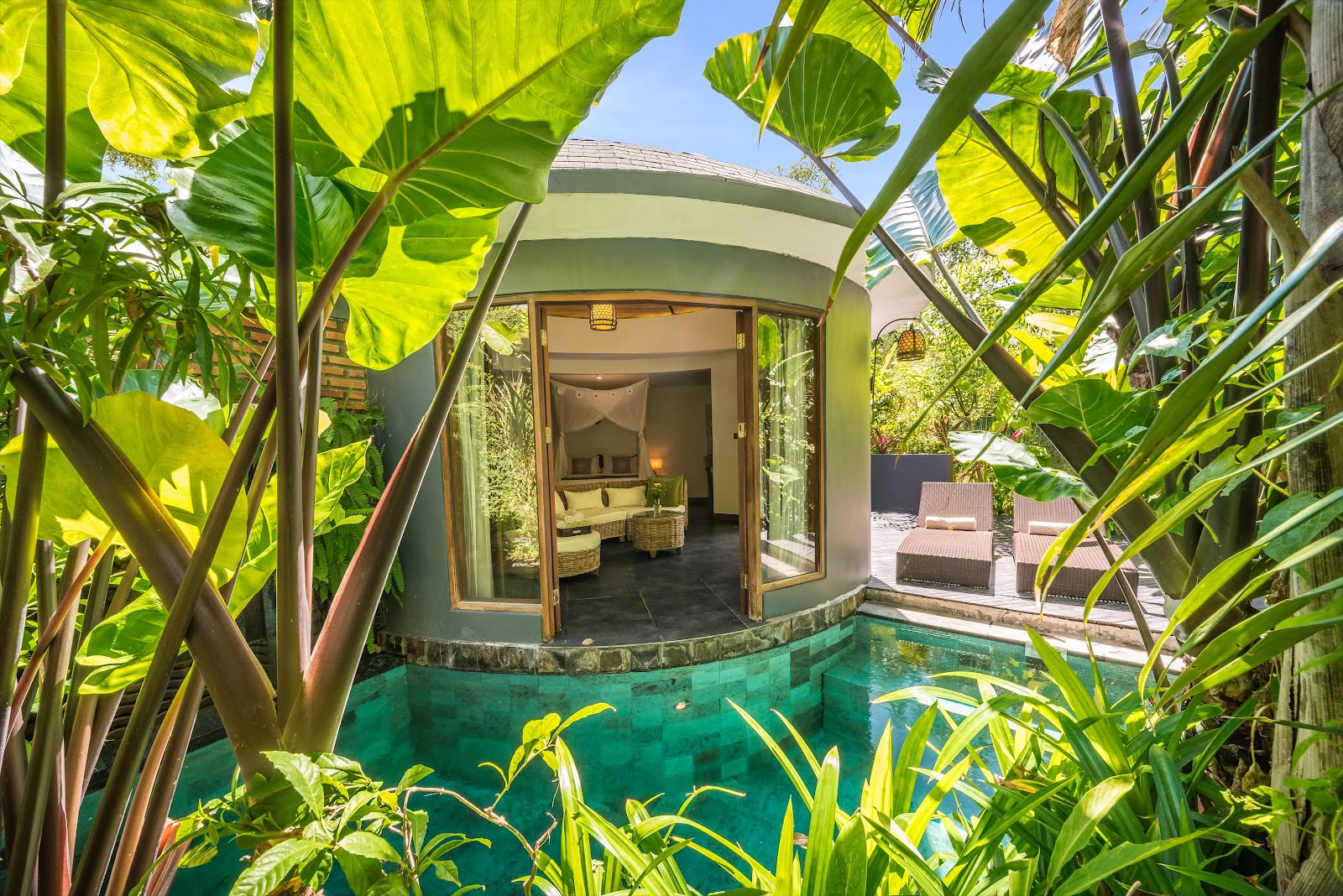 De Moksha miljövänliga boutique-resort