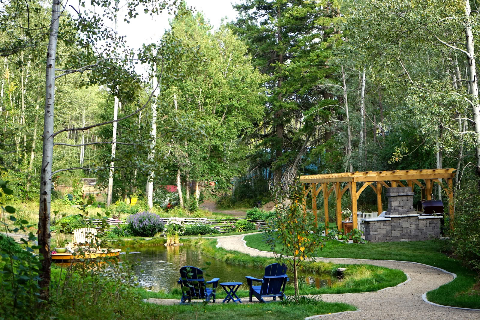 Vilda hjärtat, andliga hjärtats retreater och stugor