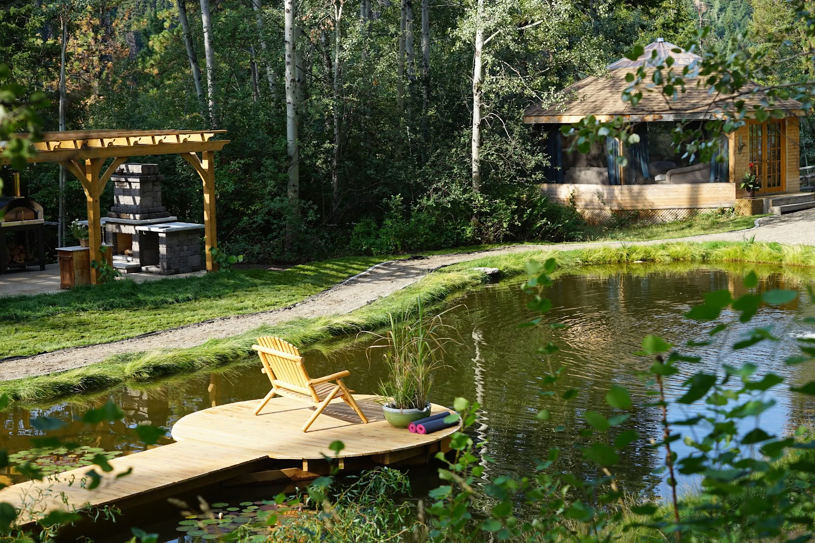 Vilda hjärtat, andliga hjärtats retreater och stugor
