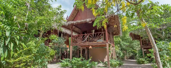 Bungalow i thailändsk stil