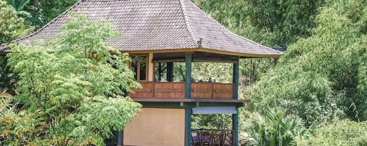 Bungalow vid vattenfallet